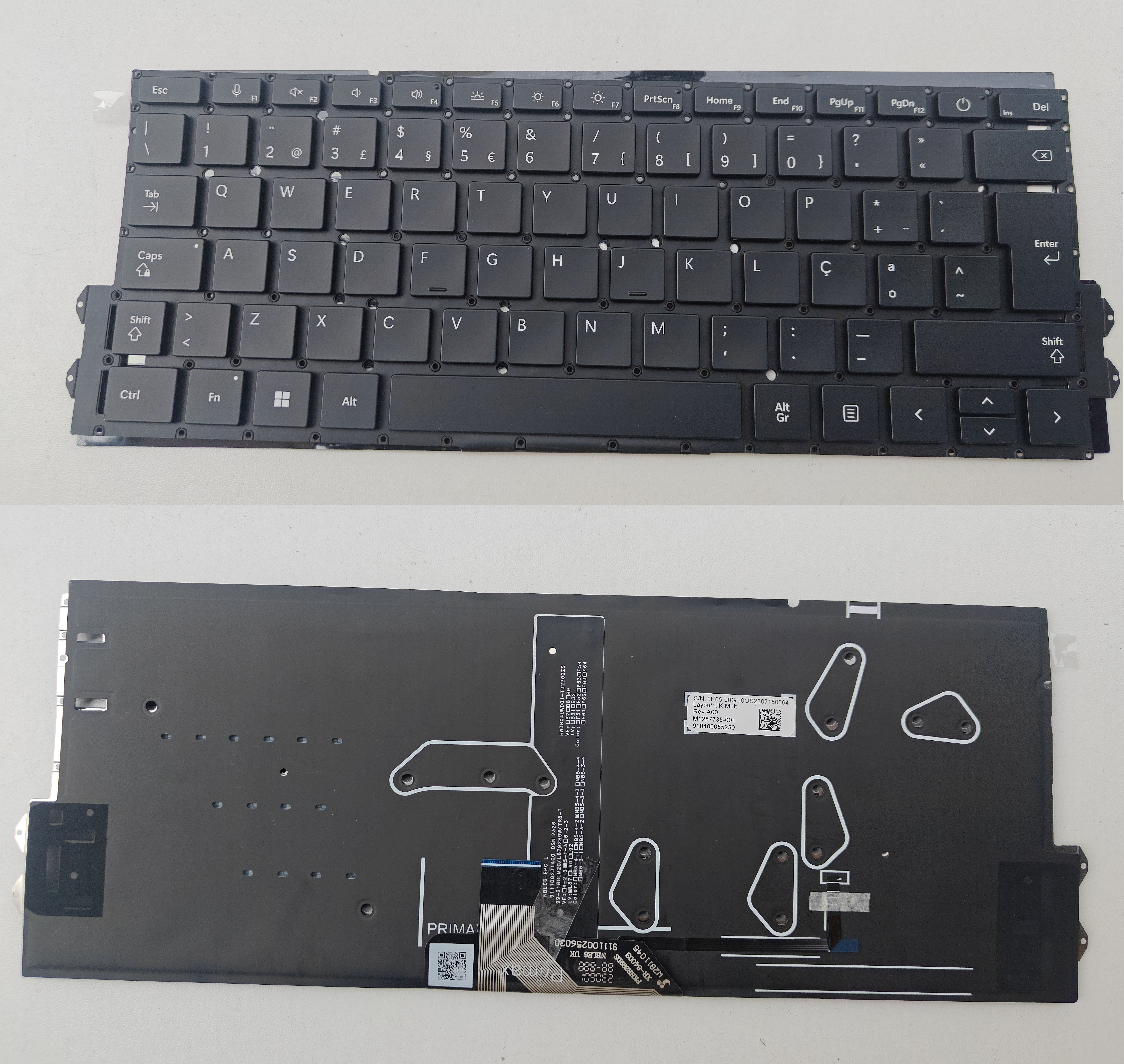 Picture of Laptop Portuguese Keyboard forNew Replacement Laptop Keyboard For Microsoft Laptop6/7 2033 2035 2036 2037 2107 BLACK Backlit PO Layout